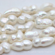 Gran forma barroca de cacahuete natural perla de agua dulce al por mayor (e190024)